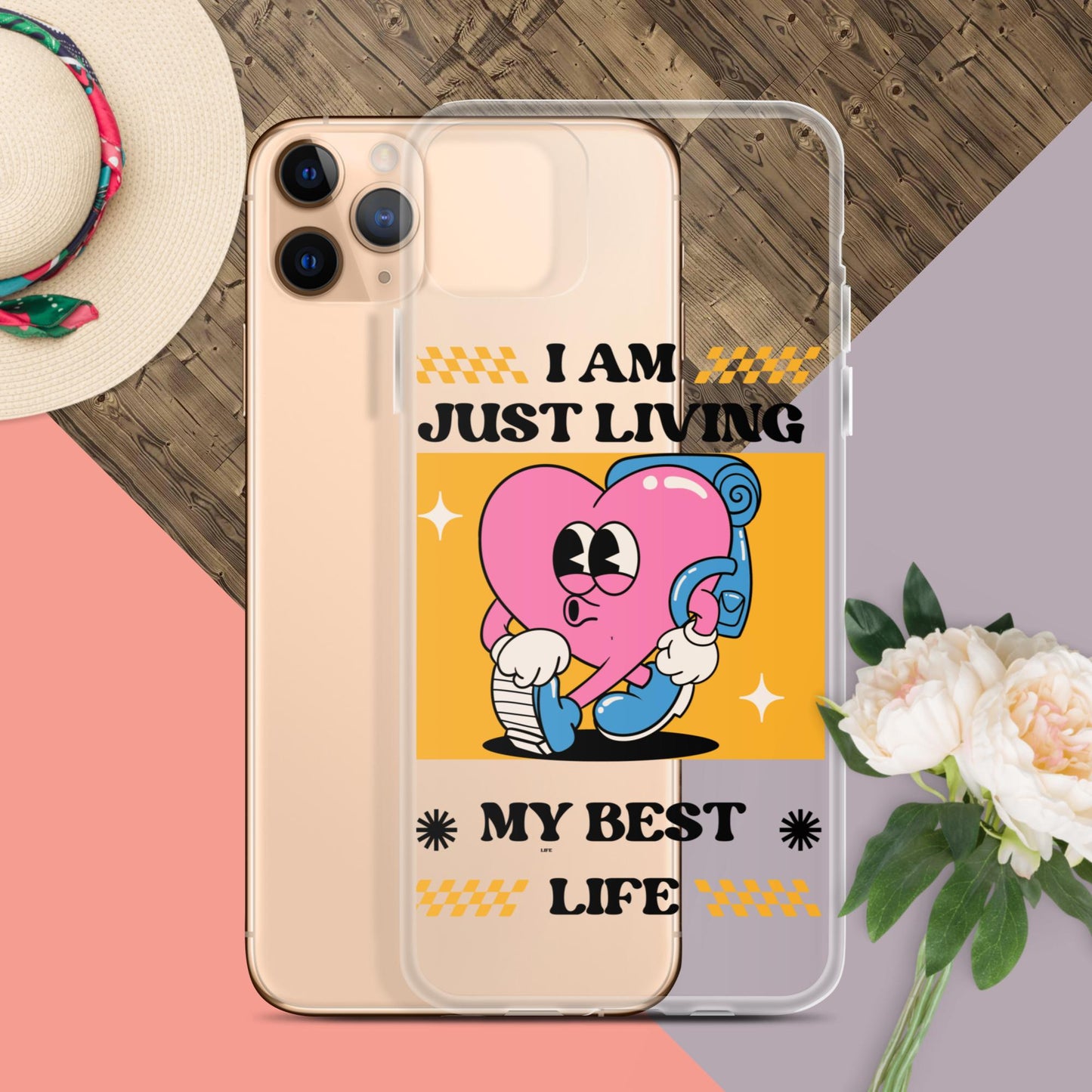 I Am Just Living My Best Life Clear Case for iPhone®