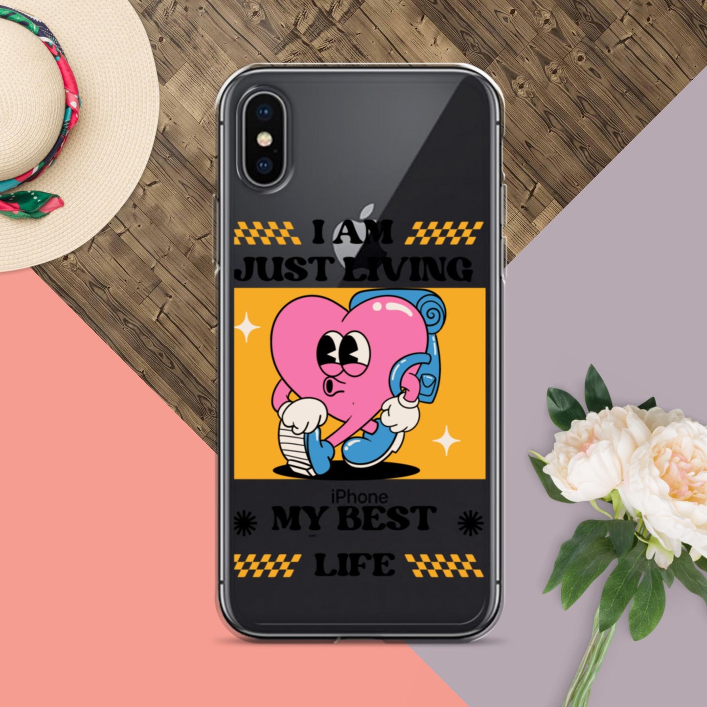 I Am Just Living My Best Life Clear Case for iPhone®